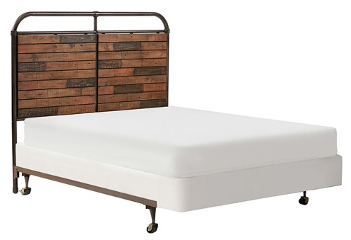 Olliix by INK+IVY Renu Light Brown Mulit/Gun Metal Queen Headboard-1