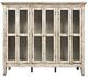 Jofran Inc. Rustic Shores Scrimshaw Cream 6-Door Accent Cabinet-2