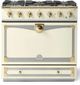 La Cornue CornuFe´ 90 36" Ivory Slide In Dual Fuel Range-0