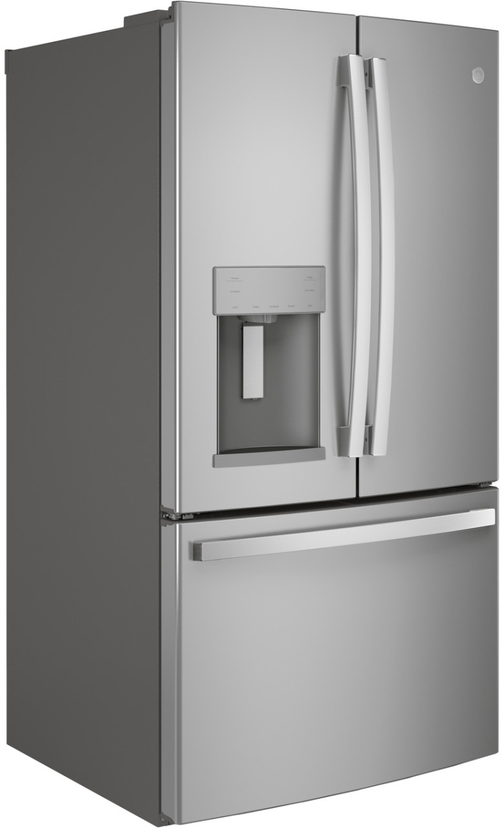 GE® 36 in. 27.7 Cu. Ft. Fingerprint Resistant Stainless Steel French Door Refrigerator