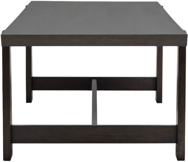Magnussen Home® Tauren Coffee Bean Trestle Table-3