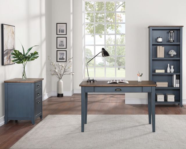 Martin Furniture Fairmont Dusty Blue Writing Table-3
