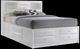 ACME Furniture Ireland White Queen Bookcase Bed-0