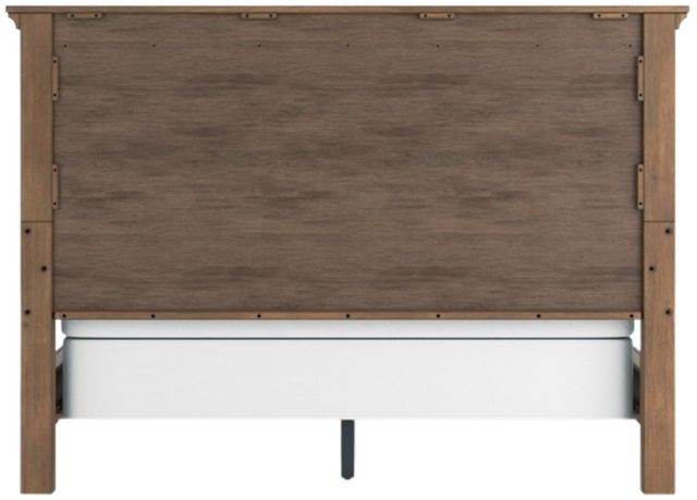 Signature Design by Ashley® Feddinger Medium Brown California King Panel Bed-4