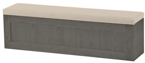 Crate Designs™ Furniture Graphite Storage Bench-0