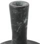 Moe's Home Collection East Black Veined Marble Short Candle Holder-3