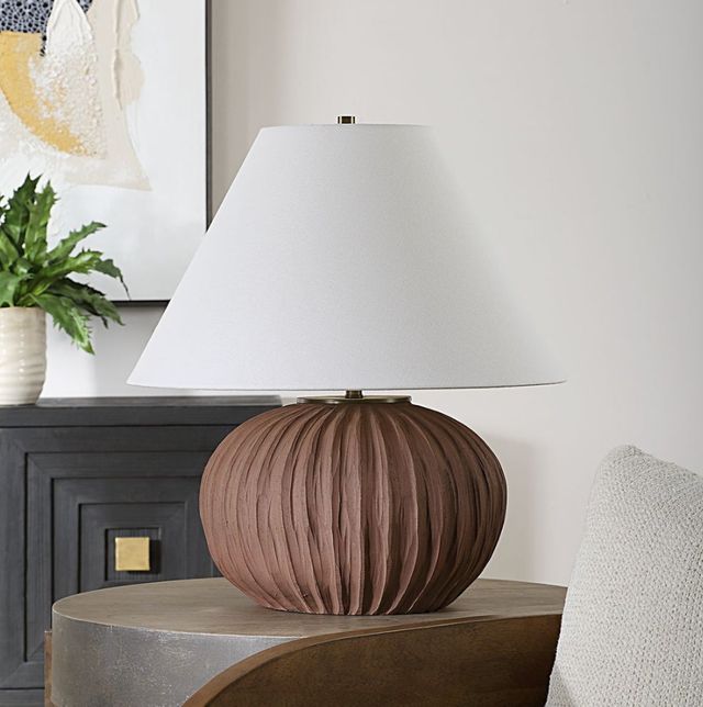 Uttermost® Keoghan Dark Terracotta Table Lamp-1