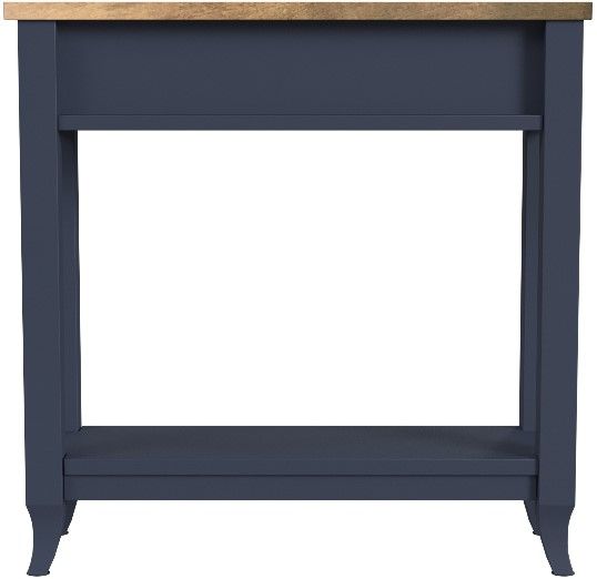 Null Furniture Mystic Navy/Toasted Almond Small Console Table-2