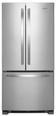 Whirlpool® 33" 22.1 Cu. Ft. Fingerprint Resistant Stainless Steel Freestanding French Door Refrigerator-0