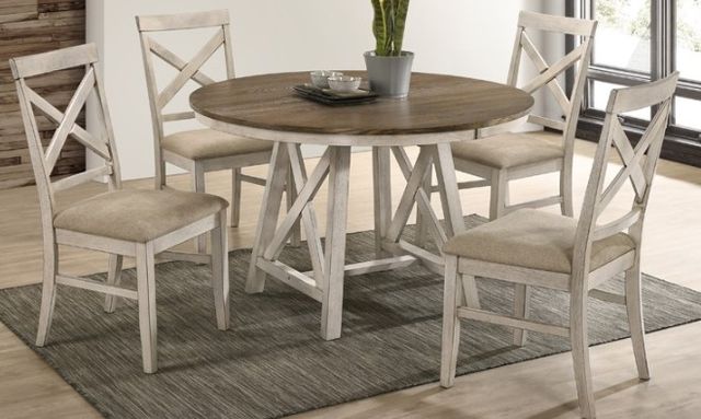 American Wholesale Furniture Somerset White Side Chair-3