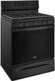 Whirlpool® 30" Black Free Standing Gas Range-2