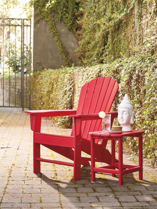 Signature Design by Ashley® Sundown 2-Piece Red Outdoor Seating Chair Set-3