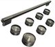 KitchenAid® 36" Black Ore Commercial-Style Gas Range Handle and Knob Kit-0