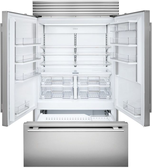 Sub-Zero® Classic 48" 28.9 Cu. Ft. Stainless Steel Smart French Door Refrigerator-1