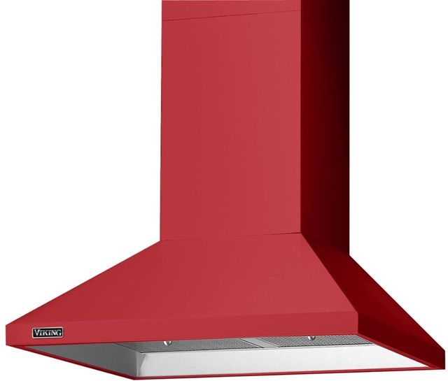 Viking® 3 Series 30" San Marzano Red Chimney Wall Hood-0