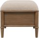 Modus Furniture Whitmore Beige/Claystone Storage Ottoman-1