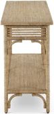 Currey & Company Olisa Natural Carafe Large Console Table-2