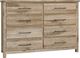 Vaughan-Bassett Dovetail Sun Bleached White Dresser-0
