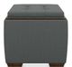 La-Z-Boy® Leo Grey Ottoman-0