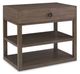 Century® Curate Laguna Mink Grey Large Nightstand-0