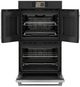 Café™ Professional Series 30” Matte Black Smart Double Electric Wall Oven with French Doors-1