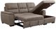 Mazin Furniture Andes 2-Piece Taupe Right-Arm Facing Pullout Sleeper Sectional and Storage Chaise-1