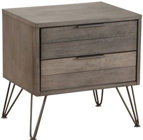 Mazin Furniture Urbanite Gray Nightstand-1