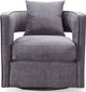 TOV Furniture Kennedy Grey Swivel Chair-0
