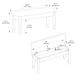 Powell® Jane 6-Piece Honey Brown/Vanilla White Dining Set-3