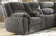 Benchcraft® Timpson Left Arm Facing Double Reclining Console Loveseat-0