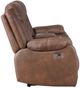 New Classic® Home Furnishings Morello Brown Power Console Loveseat-4