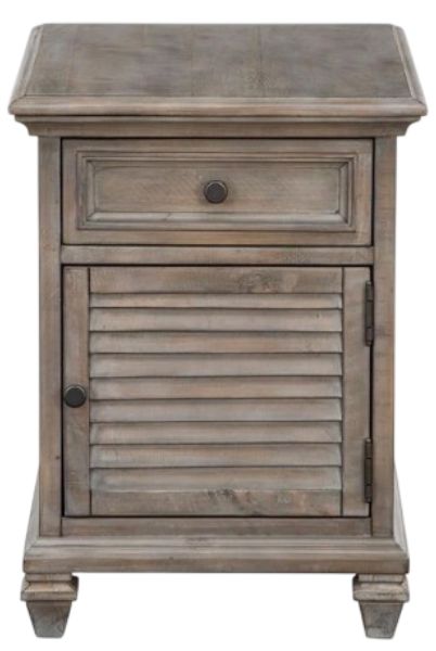 Magnussen Home® Lancaster Dovetail Gray Chairside End Table-2