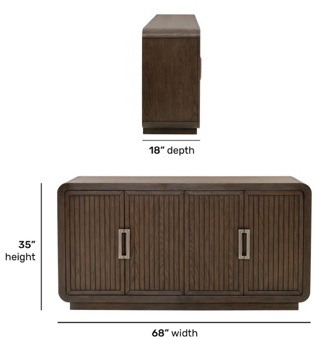 Flexsteel® Athens Brown Buffet-1