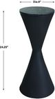 Uttermost® Time's Up Matte Black Drink Table-2