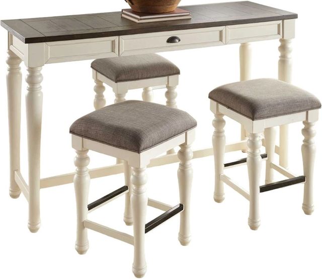 Steve Silver Co. Joanna Ivory/Mocha Sofa Table-0
