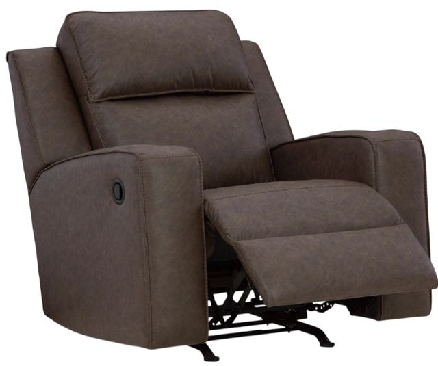 Signature Design by Ashley® Lavenhorne Umber Manual Rocker Recliner-1