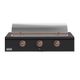Caliber™ Rockwell Social 48" 3-Burner Ultra Matte Black Built-In Natural Gas Grill with Copper Hardware-1