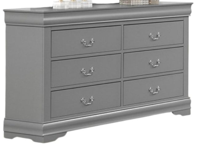 Furniture of America® Louis Philippe Gray Dresser-0