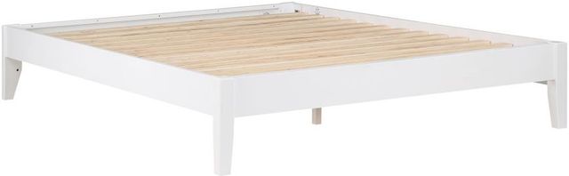 Coaster® Hounslow White Eastern King Platform Bed-1