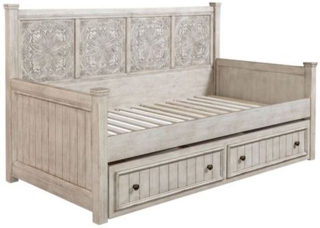 Liberty Furniture Heartland Antique White Twin Trundle Bed-0