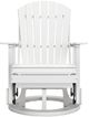 Signature Design by Ashley® Hyland Wave White Polyethylene/Stainless Steel Outdoor Swivel Glider Chair-1