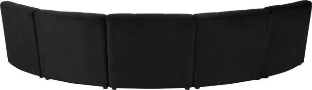 Meridian Furniture Limitless 5-Piece Black Velvet Modular Sectional-2