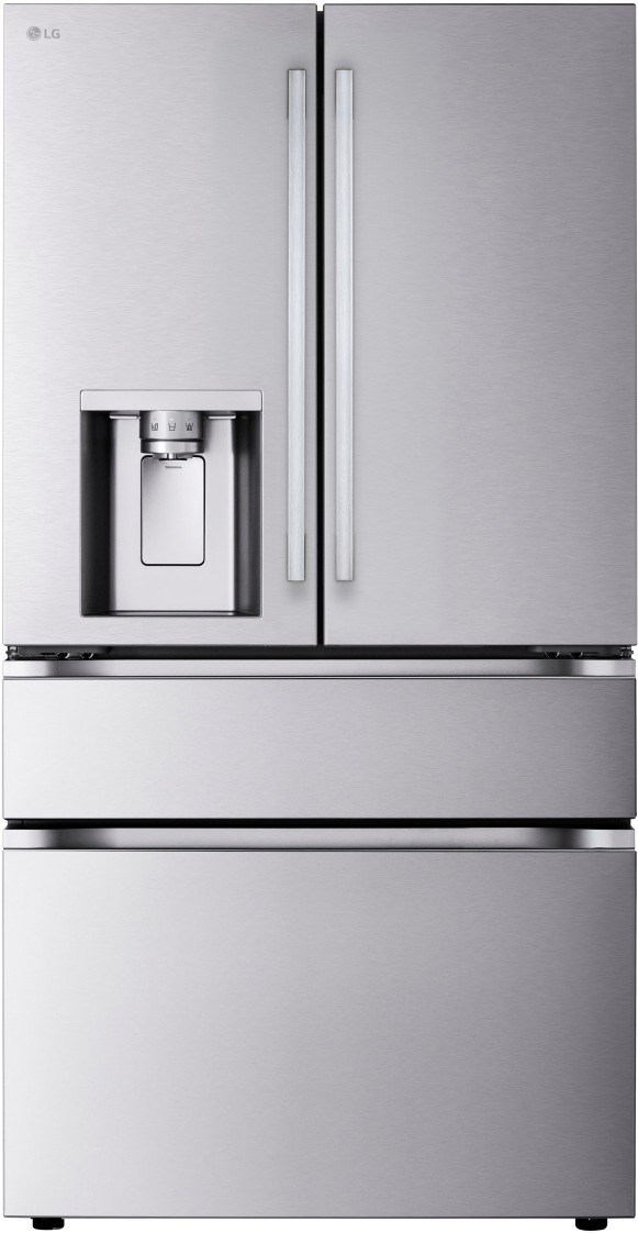 LG 36” 28.6 Cu. Ft. PrintProof™ Stainless Steel French Door Refrigerator with Mini Craft Ice™