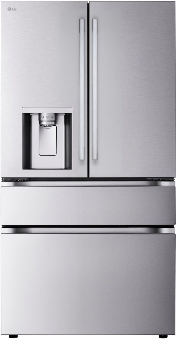 LG 36” 28.6 Cu. Ft. PrintProof™ Stainless Steel French Door Refrigerator with Mini Craft Ice™-0