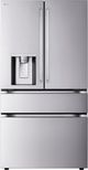 LG 36” 28.6 Cu. Ft. PrintProof™ Stainless Steel French Door Refrigerator with Mini Craft Ice™-0