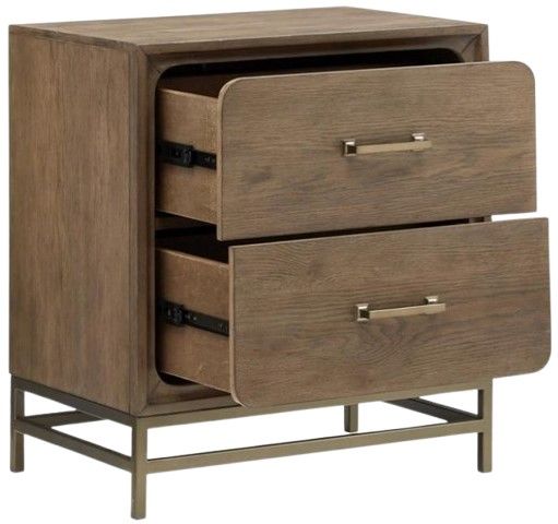 Magnussen Home® Lindon Belgian Wheat Drawer Nightstand-3