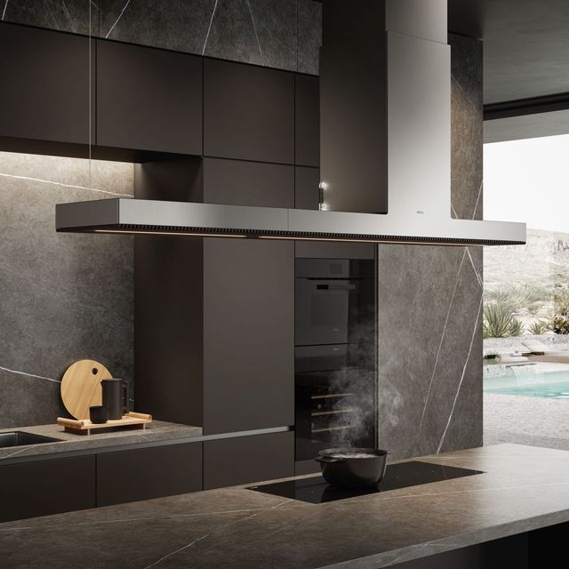Elica Iconic Series Haiku Island 70" Stainless Steel Island Range Hood-3