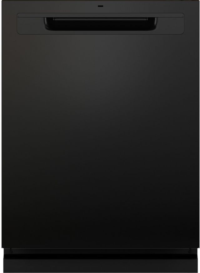 GE® 24" Black Top Control Built In Dishwasher