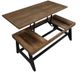 Steve Silver Co. Ralston Caramel Lift-Top Cocktail Table with Ebony Base-2