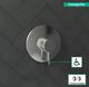 Hansgrohe Ecostat Chrome Pressure Balance Trim S-2